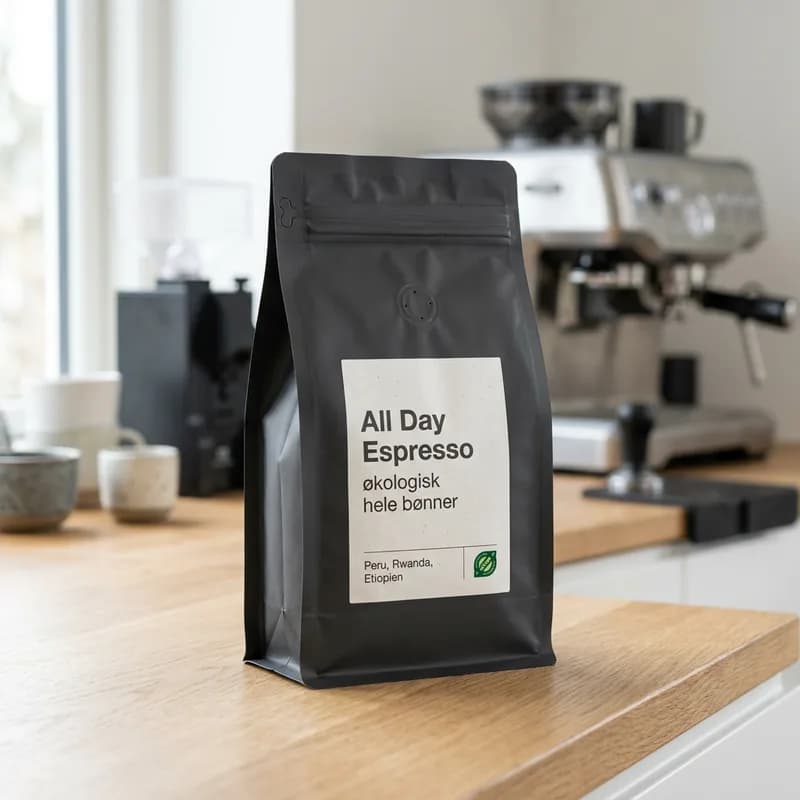 All Day Espresso, økologisk, hele bønner