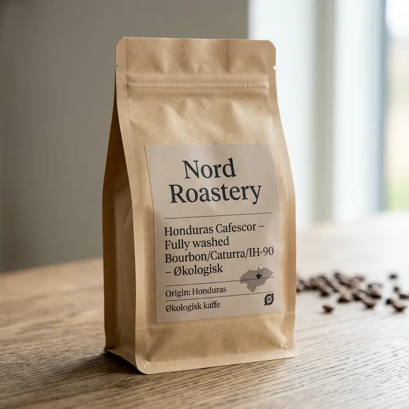 Honduras Cafescor – Fully washed Bourbon/Caturra/IH-90 – Økologisk