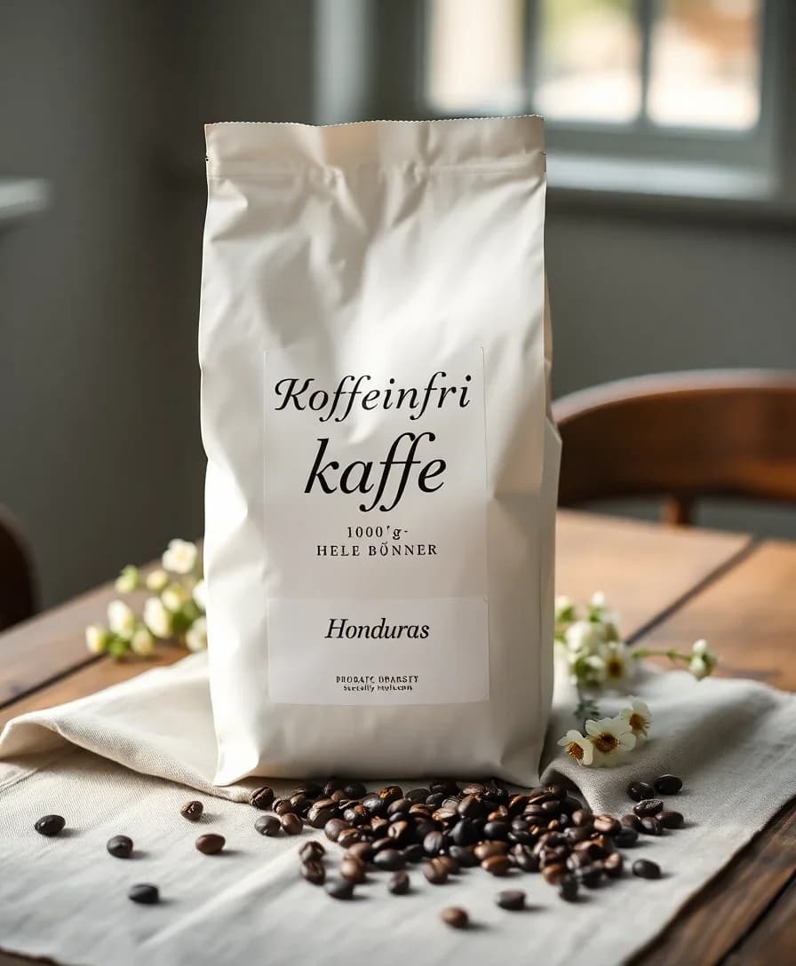 Koffeinfri kaffe – 1000g – hele bønner