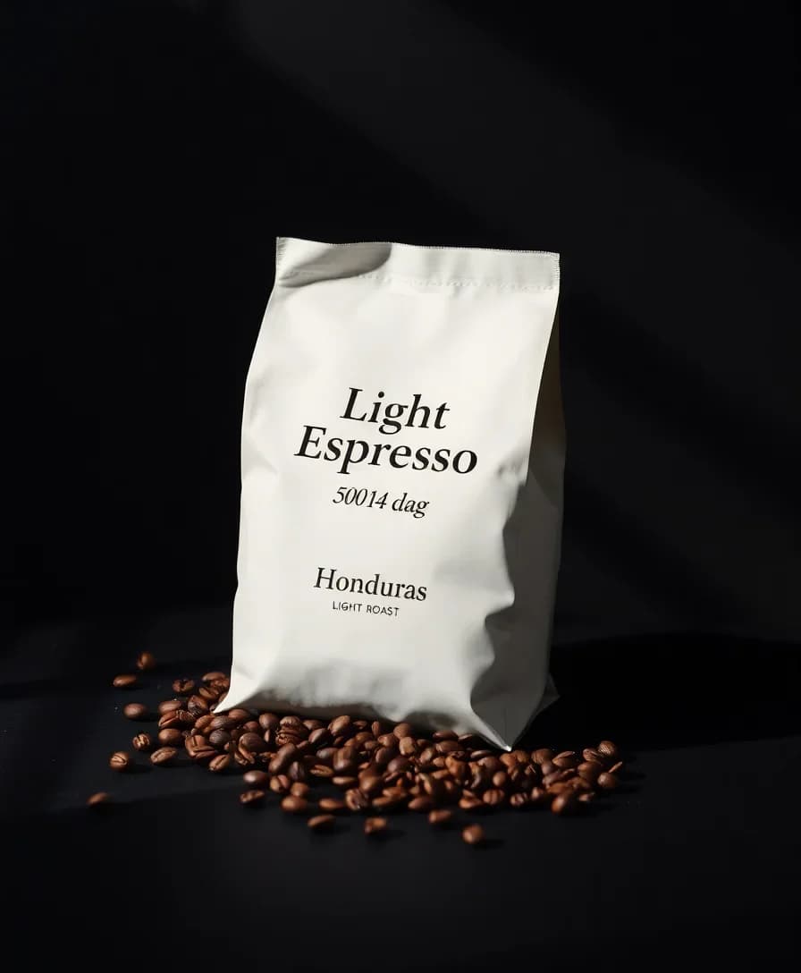 Light Espresso<br>500g – 14. dag