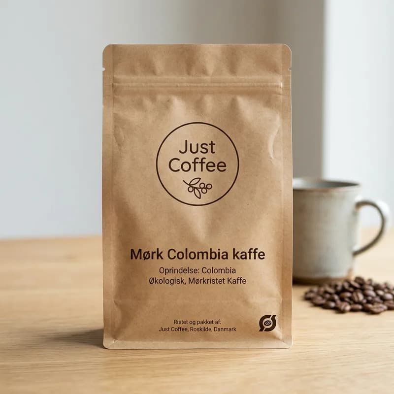 Mørk Colombia kaffe