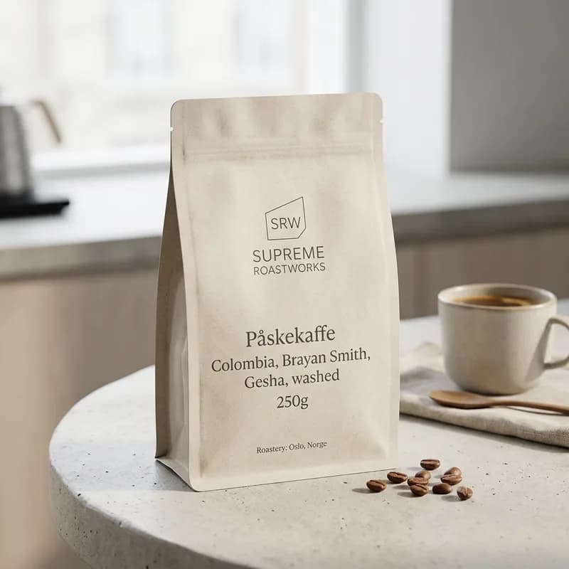 Påskekaffe, Colombia, Brayan Smith, Gesha, washed, 250g