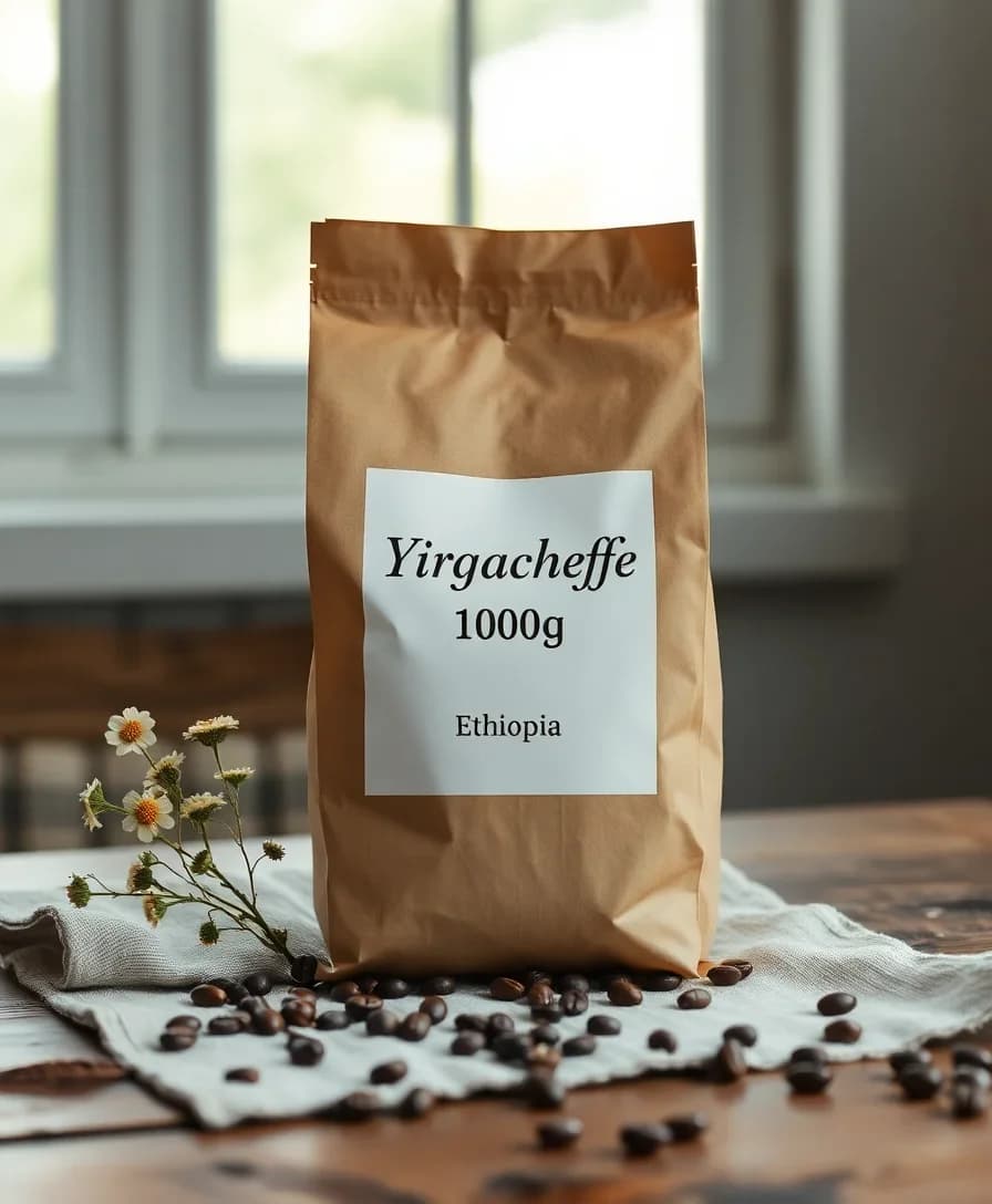 Yirgacheffe – 1000g – hele bønner