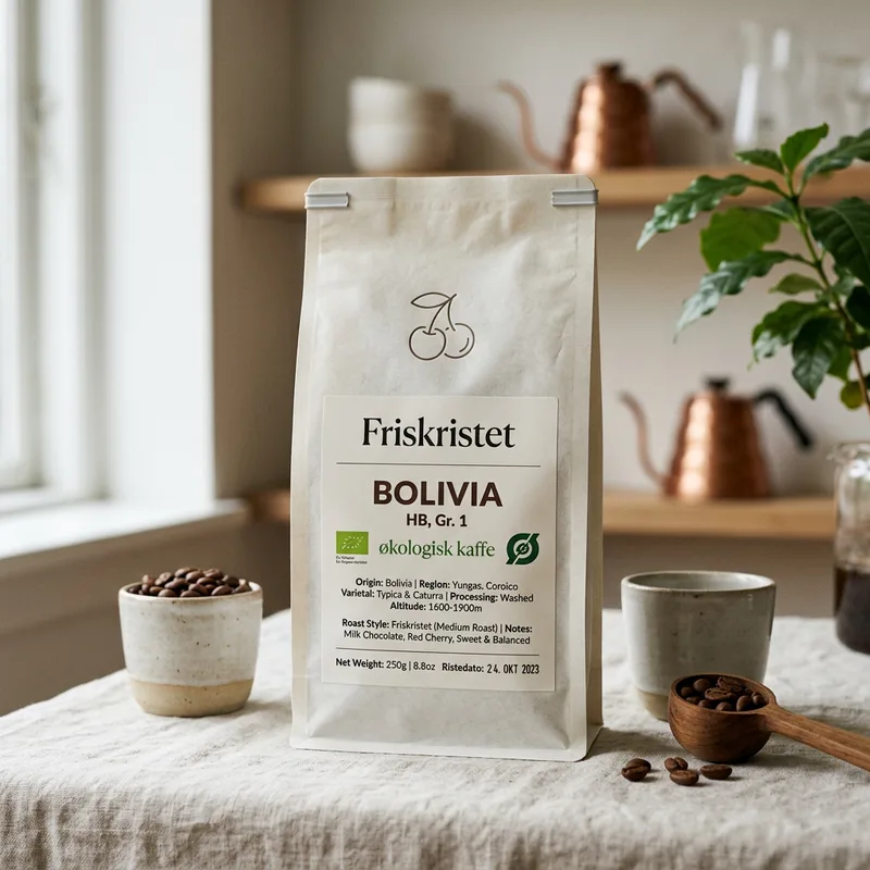 Bolivia HB, Gr. 1, økologisk kaffe