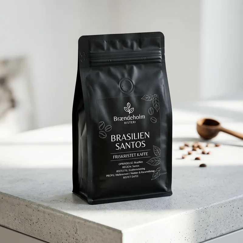 Brasilien Santos - Friskristet kaffe