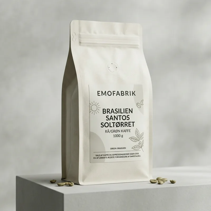 Brasilien Santos Soltørret – Rå/grøn kaffe 1000 g