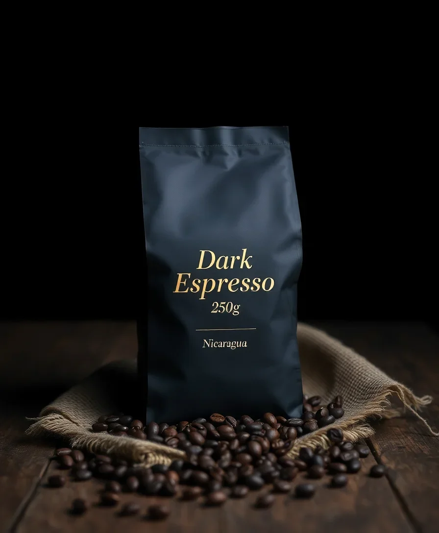 Dark Espresso – 250g – hele bønner