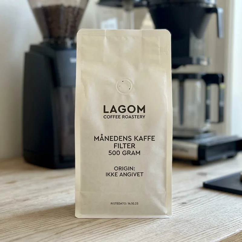 MÅNEDENS KAFFE FILTER 500 GRAM