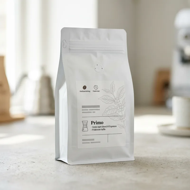 Primo - Vores egen blend til Espresso - Friskristet kaffe