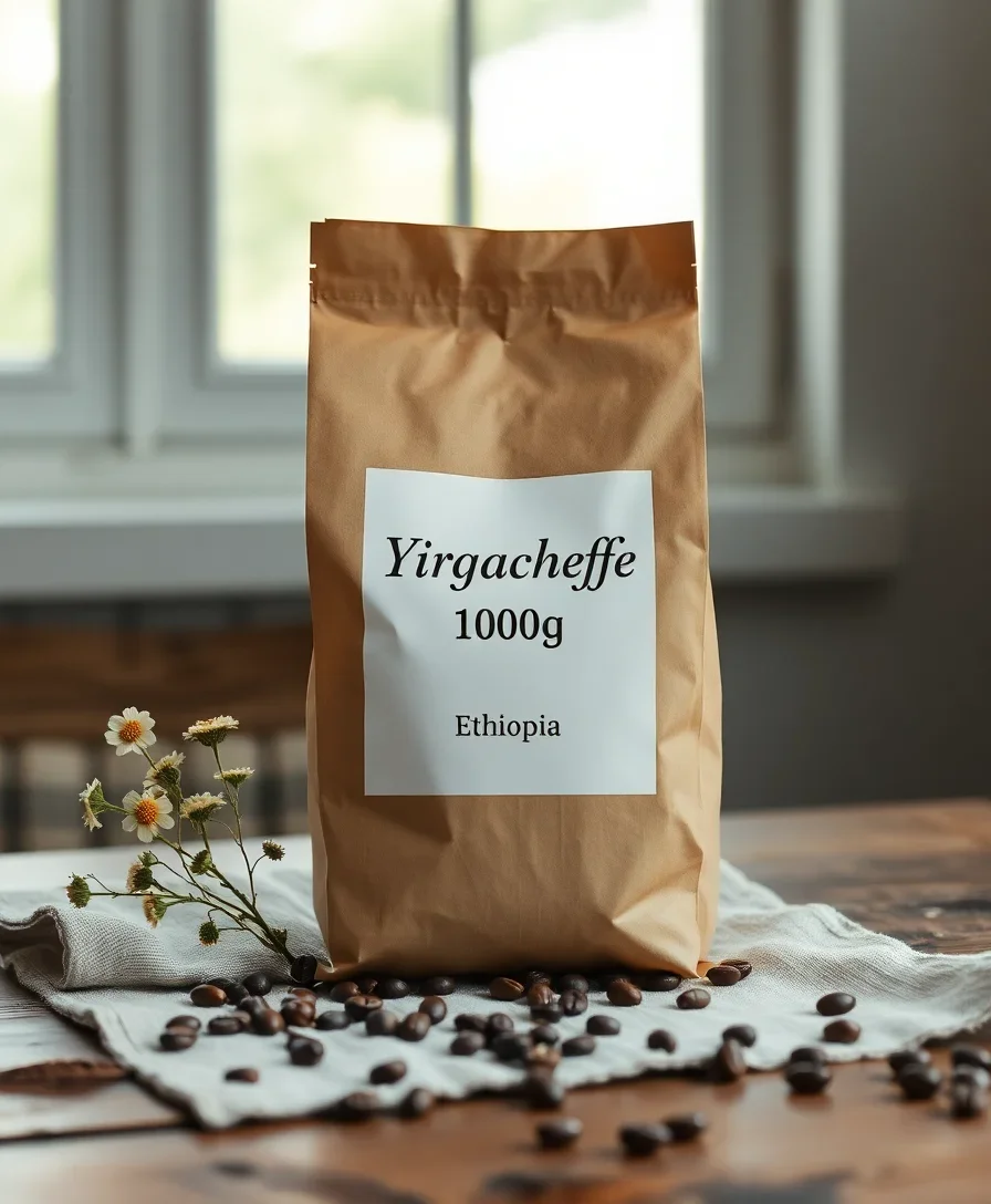 Yirgacheffe – 1000g – hele bønner